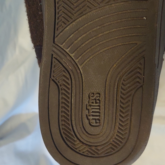 Etnies Brown Leather lace up boots Size 11 Medium - Picture 5 of 12
